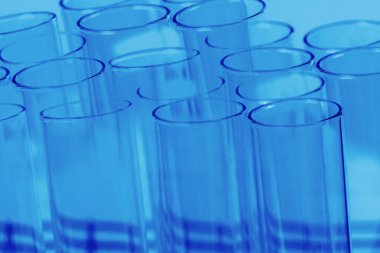 Laboratuvarda test tüpü camı, bilim konsepti..