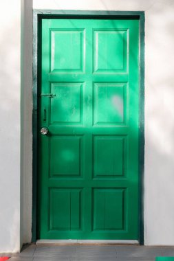 Geleneksel Renkli Ahşap Kapı arkaplanı.