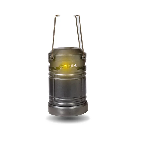 Camping Led Lantern White Camping Tool — Zdjęcie stockowe