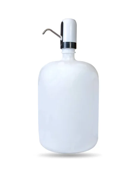 Kleiner Wasserpumpenkopf Elektronisches Werkzeug Auf Weiß — Stockfoto
