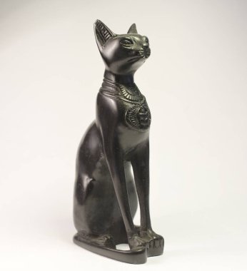 Bast, or Bastet (Egypt. B3stt) - the ancient Egyptian goddess of joy, fun and love, female beauty, fertility, hearth and cats, which was depicted as a cat or a woman with a cat's head. clipart