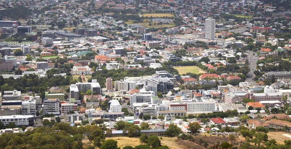 Cape Town Panorama översikt. Aerial shot. Stockbild