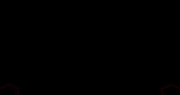 Explosion Hexagones Loops Recouvrement — Video