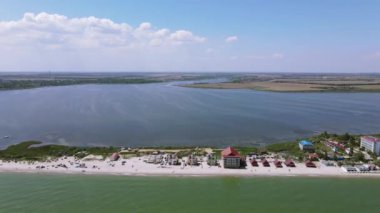 Deniz Kum Sahası 'ndan Uçuş. Karadeniz 'de Tatil.