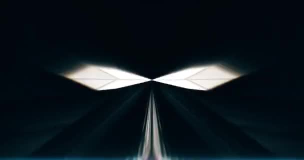 光の幻想 Vjループ リードスクリーン レーザーショー 音楽イベントのビデオ背景 点滅するパーティーライト ストロスコープ — ストック動画