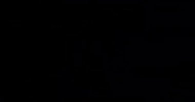 Lazer Şov. Soyut Yeşil Işıklar. Müzik Sahnesi için arka plan. VJ Döngüsü.