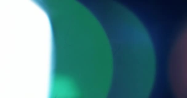 Blue Flares Sobreposições Macro Bonita Para Seu Vídeo Brilho Luz — Vídeo de Stock