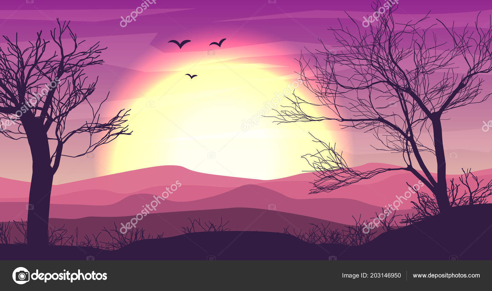 safari cartoon background desert savanna panorama and landscape with trees hills dunes and moon desert layered panoramic background savannah dune landscape african dune night time design in stock vector c lisaalisa ill 203146950 https depositphotos com 203146950 stock illustration safari cartoon background desert savanna html