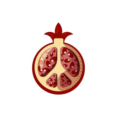 Taze sulu meyve, berry - kiraz vektör simgesi beyaz arka plan izole. Kiraz simgesi, düz stil, meyve vektör illüstrasyon. Sağlıklı gıda tek nesne - izole berry kiraz