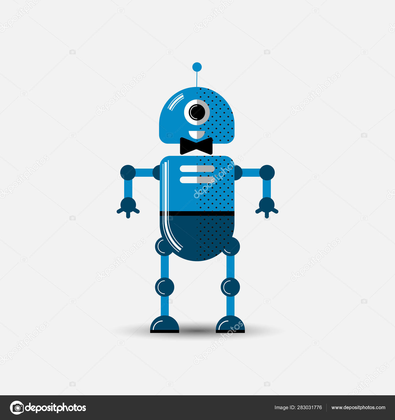 ai robot vector