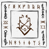Vector Graphics Futhark Nordischen Insel Und Wikingerrunen Gesetzt Magische Hand Zeichnen Symbole Als Skriptierte Talismane Vektorsatz Antiker Runen Aus Island Galdrastafir Mystische Zeichen Der Magie Des Fruhen Nordens Ethnische Nordische