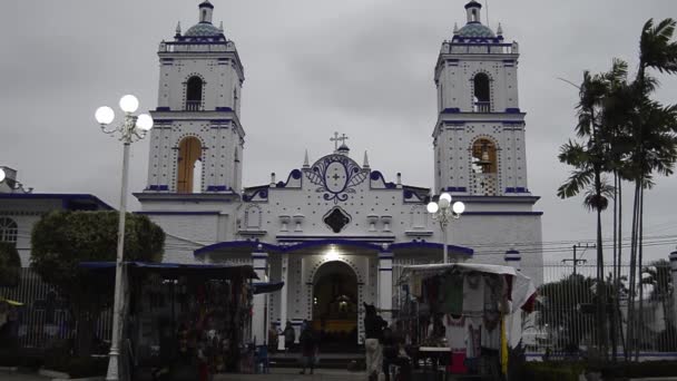 Катемако, мексиканский волшебный город в штате Веракрус — стоковое видео