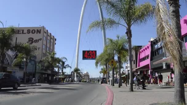 Arco de Tijuanas millenium durante a pandemia do coronavírus covid-19 — Vídeo de Stock