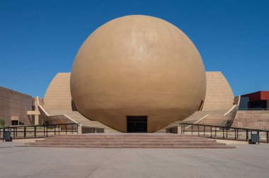 TIJUANA, BAJA CALIFORNIA MEXICO, 15 HAZİRAN 2020, Tijuana 'nın Kültür Merkezi' ndeki IMAX Kubbesi, Centro kültürel Tijuana, CECUT