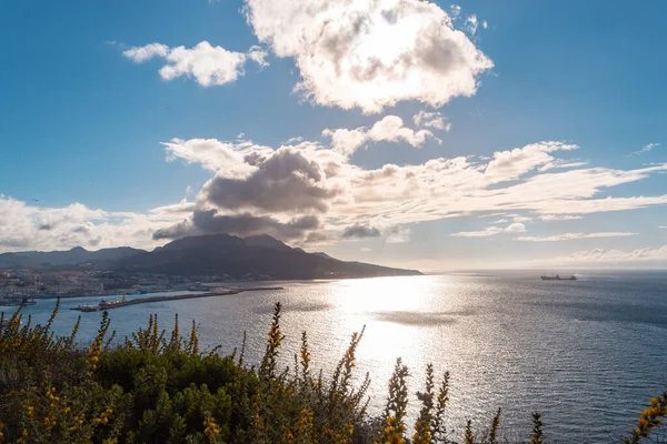 Paisaje Costa Ciudad Ceuta España Lugar Convivencia Las Culturas Cristiana — Foto de Stock