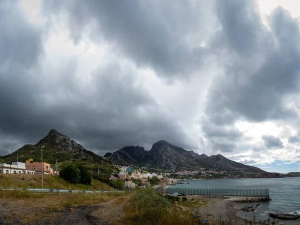 Paisaje Costa Ciudad Ceuta España Lugar Convivencia Las Culturas Cristiana —  Fotos de Stock