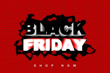 Kara Cuma vesilesiyle promosyon satışları için vektör illüstrasyon. İşiniz için mükemmel..