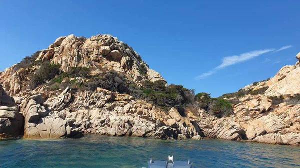 Utsikt Över Underbara Öarna Havet Och Klipporna Costa Smeralda Sardinien — Stockfoto