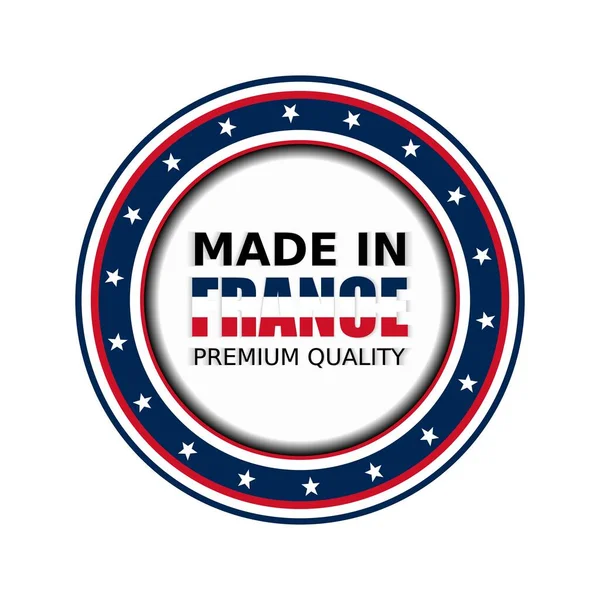 Ilustração Vetorial Made France Premium Quality Perfeito Para Qualquer Uso — Vetor de Stock