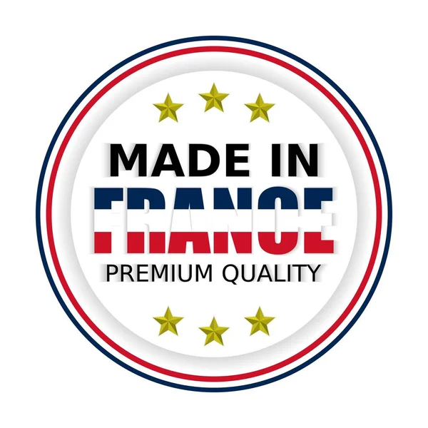 Ilustração Vetorial Made France Premium Quality Perfeito Para Qualquer Uso — Vetor de Stock