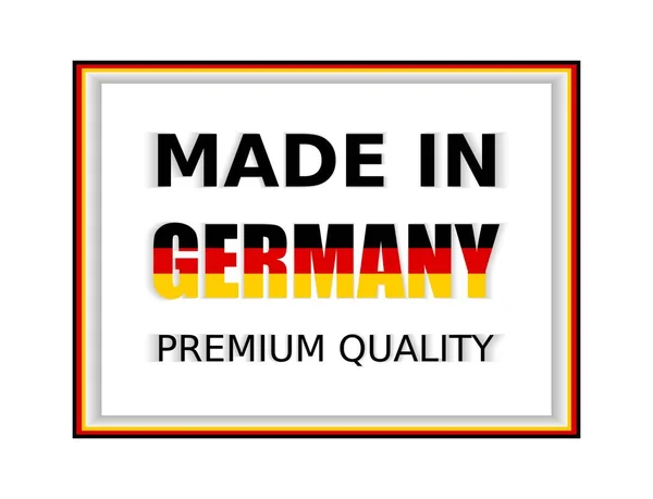 Ilustração Vetorial Made Germany Premium Quality Perfeito Para Qualquer Uso —  Vetores de Stock