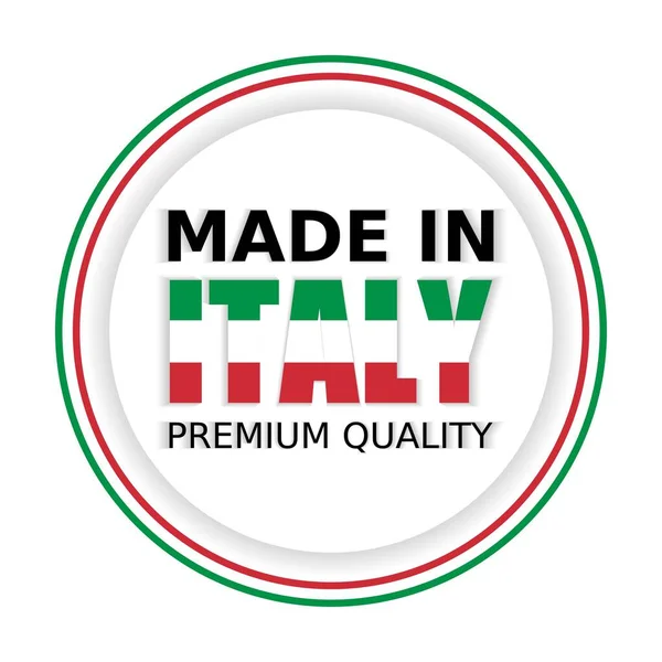 Векторная Иллюстрация Made Italy Quality Идеально Подходит Любого Использования — стоковый вектор