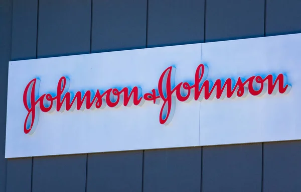 Johnson Johnson Signent Bureau Une Multinationale Dans Silicon Valley Son — Photo