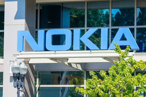 Nokia Firmencampus Silicon Valley Nokia Ist Ein Finnisches Multinationales Unternehmen — Stockfoto