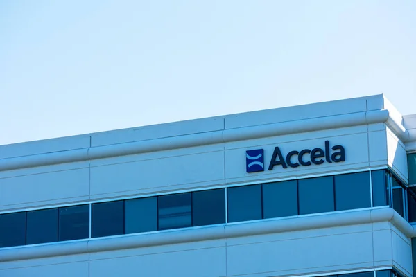 2018 Accela Sign Company Headquarters Silicon Valley Hightech Hub San — 스톡 사진