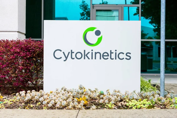 Цитокинетический Знак Логотип Cytokinetics Inc Public Traded Biopharmaceutical Company South — стоковое фото