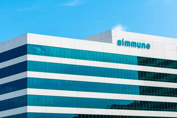 Aimmune Logo American Biopharmaceutical Company Aimmune Therapeutics Headquarters Brisbane California — ストック写真