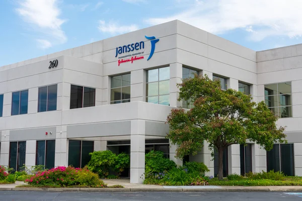 Sede Janssen Pharmaceutica Janssen Pharmaceutica Una Compañía Farmacéutica Propiedad Johnson — Foto de Stock