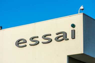 Silikon Vadisi 'ndeki yüksek teknoloji elektrik ve elektronik imalat şirketinin merkezi Fremont, CA, USA - 2020