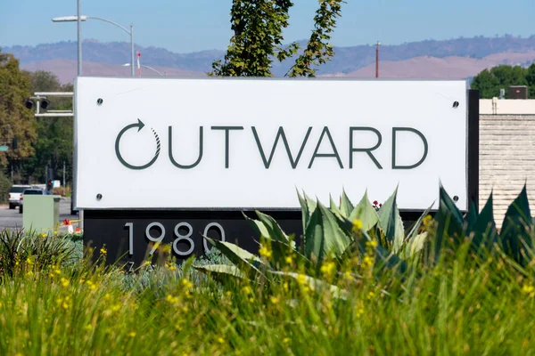 Outward Sign Het Hoofdkantoor Van Visueel Technologiebedrijf Voor Woninginrichting Industrie — Stockfoto