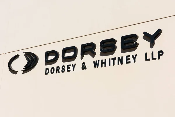 Dorsey Whitney Llp Amerykańska Firma Prawnicza Siedziba Firmy Znajduje Się — Zdjęcie stockowe