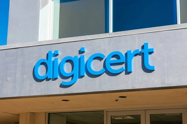 Firma Digicert Cerca Oficina Silicon Valley Compañía Tecnología Enfocada Seguridad —  Fotos de Stock