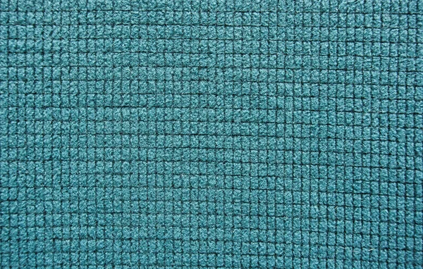 Mjukt Blå Fleece Med Ett Mikro Rutmönster Texturerad Mjuk Bakgrund — Stockfoto