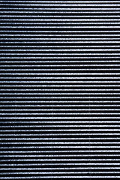 Corrugated Abu Abu Panel Logam Dinding Latar Belakang Pola Garis — Stok Foto