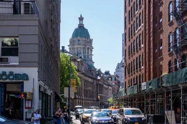 Nova Iorque Eua Outubro 2020 Ruas Manhattan Torno Área Soho — Fotografia de Stock