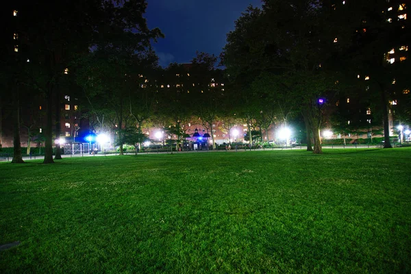 New York 'ta bir parkta gece
