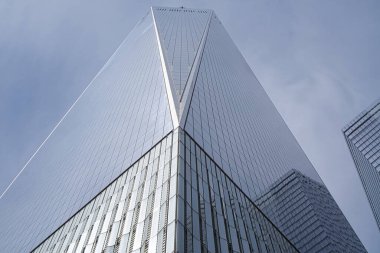 Manhattan 'daki Özgürlük Kulesi. One World Trade Center, Batı Yarımküre 'deki en yüksek bina ve dünyanın en yüksek üçüncü binasıdır.