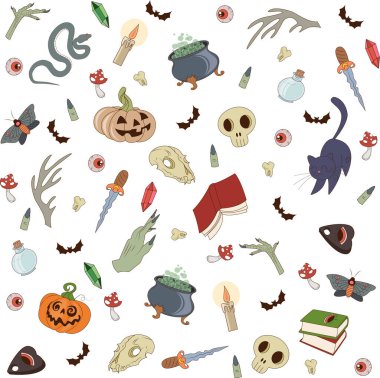 Büyücülük için özellikleri olan arkaplan