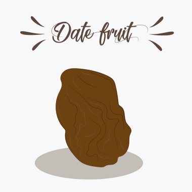 İmzalı bir tarih meyvesi çizildi