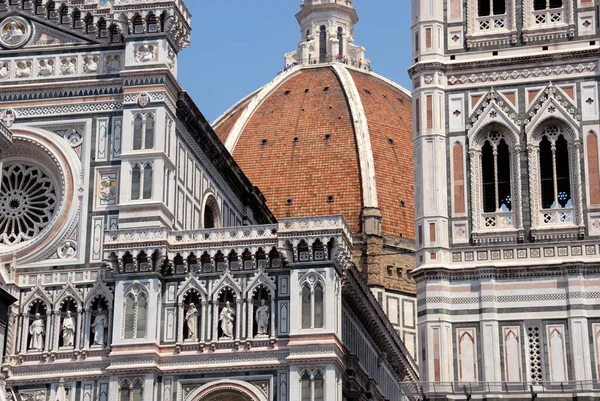 Catedral Santa Maria Del Fiore Símbolo Florencia Con Cúpula Brunelleschi —  Fotos de Stock