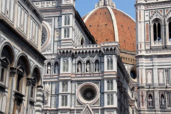 Catedral Santa Maria Del Fiore Símbolo Florencia Con Cúpula Brunelleschi —  Fotos de Stock