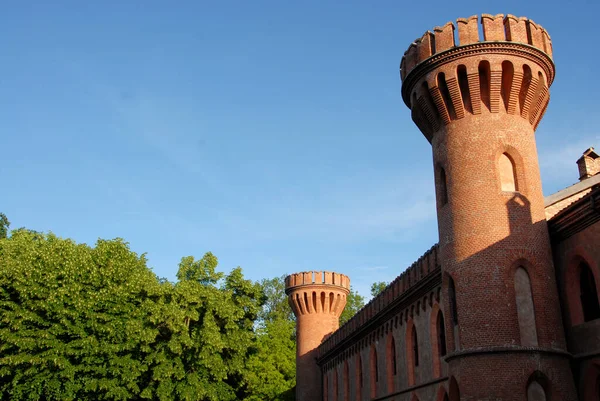 Castelo Pollenzo Uma Das Residências Sabóia Reconhecidas Pela Unesco Sistema — Fotografia de Stock