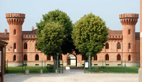 Pollenzo Kalesi Savoy Hanedanı Nın Prens Krallarının Kaleleri Saraylarında Unesco — Stok fotoğraf