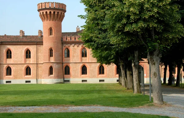 Castello Pollenzo Una Delle Residenze Sabaude Riconosciute Dall Unesco Nel — Foto Stock