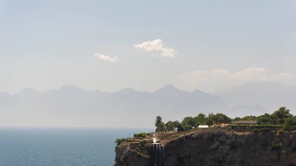 Parque Acantilado Con Montañas Fondo — Foto de Stock