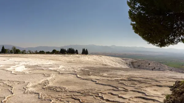 Sorgenti Termali Pamukkale Patrimonio Mondiale Unesco — Foto Stock